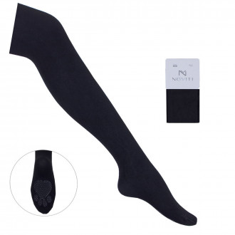 Детски памучен чорапогащник в черно