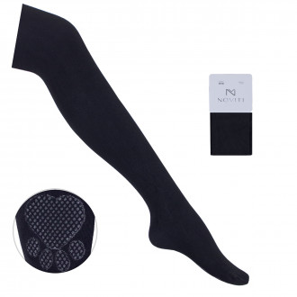 Детски плътен чорапогащник в черно