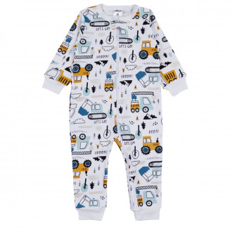 Бебешки ромпър с цип и открити крачета ''Beep''