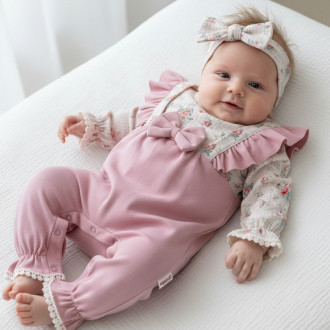 Бебешки ромпър с аксесоар "Tenderness"