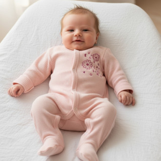 Бебешки ромпър с ръкавичка "Flowers'' 1
