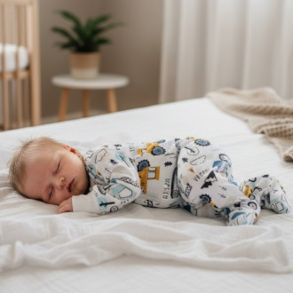 Бебешки ромпър с цип ''Beep''