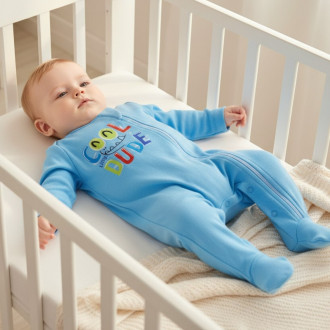 Бебешки ромпър с цип "Cool"