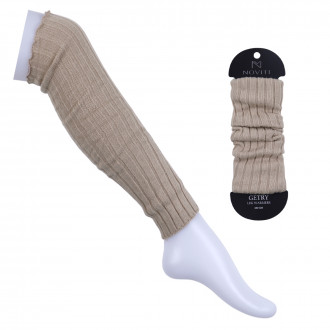 Детски гети от плетиво в бежово