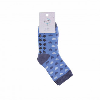 Детски термочорапки със силиконови стъпки на звезди