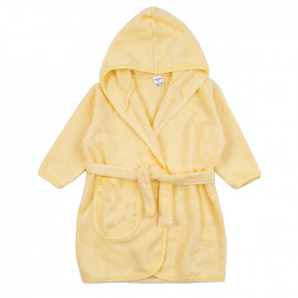 Халат за баня в жълто