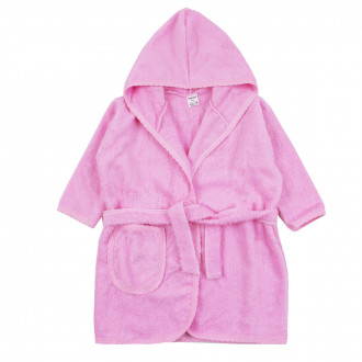 Халат за баня в розово