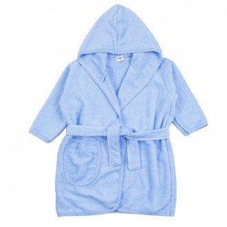 Халат за баня в синьо