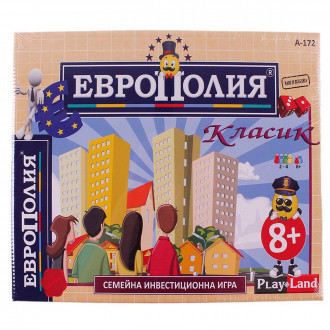 Семейна игра "Европолия класик" 26 х 24 см 1