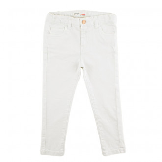 Детски панталон за момичета в бяло (3 - 13 год.) 1