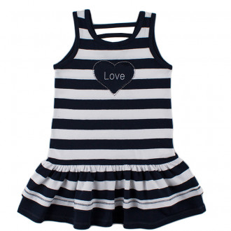 Детска трикотажна рокля "Love" (2 - 7 год.) 1