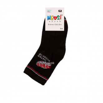 Детски къси чорапки за момчета в черно