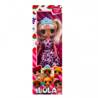 Кукла с рокля и корона "Lola" 29 х 10 см. 1
