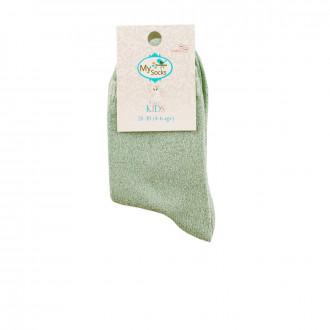 Детски къси чорапки с ламе за момичета 