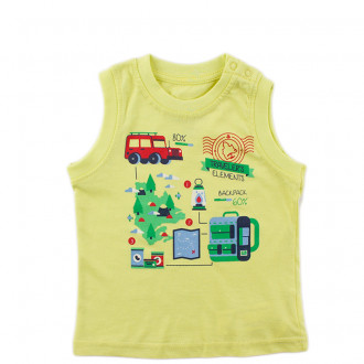 Тениска без ръкави "Traveler's elements" (6 мес.-2 год.)