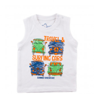 Тениска без ръкави "Summer adventure" (6 мес.-2 год.)