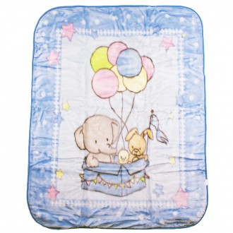 Бебешко одеяло с апликация 110/140 см  1
