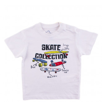 Бебешка тениска за момчета "Skate collection"