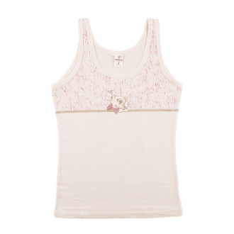 Детски потник за момиченца в бяло (0 - 14 год.)