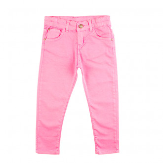 Детски панталон в наситен розов цвят за момичета (2 - 7 год.) 1