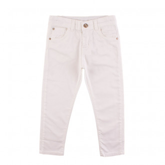 Детски панталон в бяло за момичета (3 - 7 год.) 1