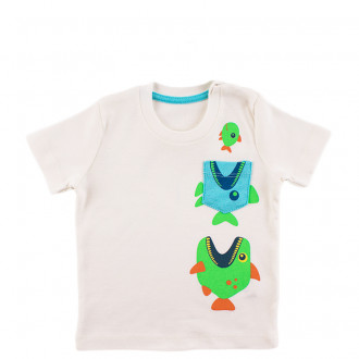 Бебешка тениска "Shark" (3 - 24 мес.)