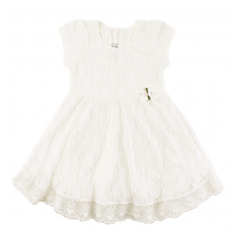 Бяла дантелена рокля "Bella" (3 - 8 год.) 1