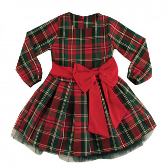 Детска коледна рокля "Рада" (4 - 9 год.) 1