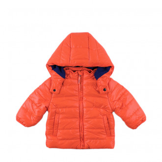 Детско зимно яке за момчета в оранжево (6 мес. - 2 год.) 1