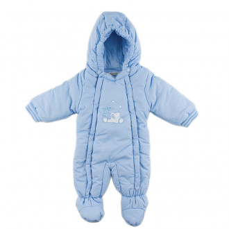 Бебешки ескимос в синьо за момчета (0 - 12 мес.) 1