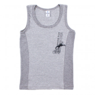 Потник за момчета в сиво "Колоездач"