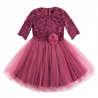 Официална рокля ''Йоана" в пепел от рози (4 - 12 год.) 1