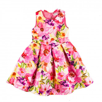 Детска рокля с пъстри цветя "Маги" (3 - 13 год.) 1