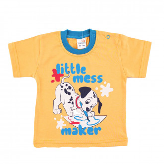 Бебешка тениска в оранжево (3 - 18 мес.)