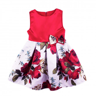 Официална рокля "Романс" в червено (3 - 12 год.) 1