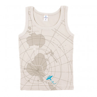 Потник за момчета в светлосиво "Пътуване" (0 - 14 год.)