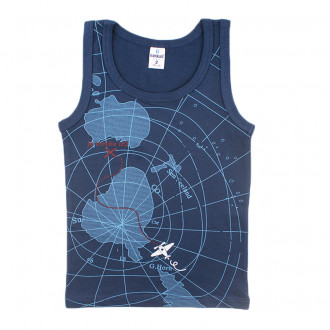 Потник за момчета в тъмносиньо "Пътуване" (0 - 14 год.)