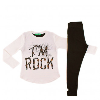 Детски комплект за момиченца "I'm rock" (6 - 14 год.) 1