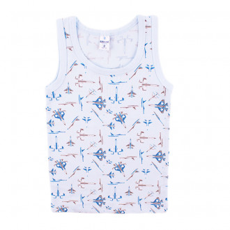 Потник за момчета в светлосиньо "Самолети"