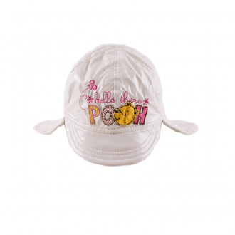 Детска зимна шапка в бяло за момичета (1 - 4 год.) 1