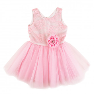 Празнична рокля "Серина" в розово (9 мес. - 3 год.) 1