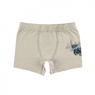 Детски боксер за момчета в светлосиво