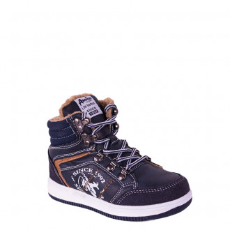 Детски зимни боти в тъмносиньо за момчета (27 - 31)