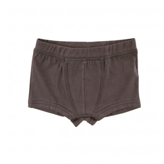 Детски памучен боксер в цвят графит