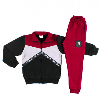 Анцуг за момчета в бордо (3 - 11 год.)