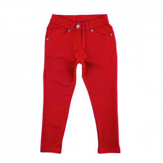 Клин - панталон в червен цвят (3 - 12 год.) 1