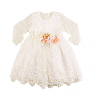 Детска рокля от бродирана дантела "Мадлен" (2 - 5 год.) 1