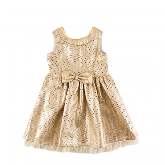 Детска рокля от екокожа "Златина" (3 - 13 год.) 1