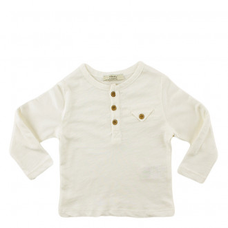 Детска блуза за момчета в екрю (6 мес. - 3 год.) 1