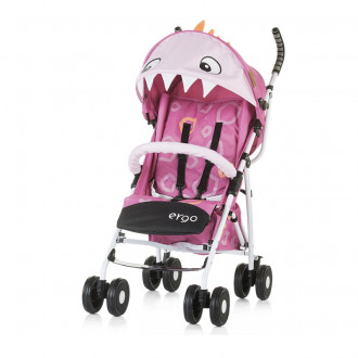 Детска лятна количка "Ерго" розово драконче 2019 1